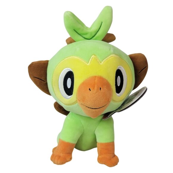 Pokemon Grookey Plush Doll Figure Green 8" WCT Official Stuffed Animal NWT - Picture 1 of 12
